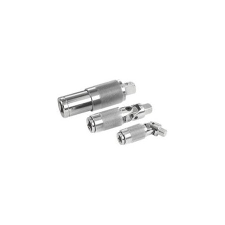Steelman 3-Piece Locking Universal Swivel Joint Chrome Adapter Set 95332